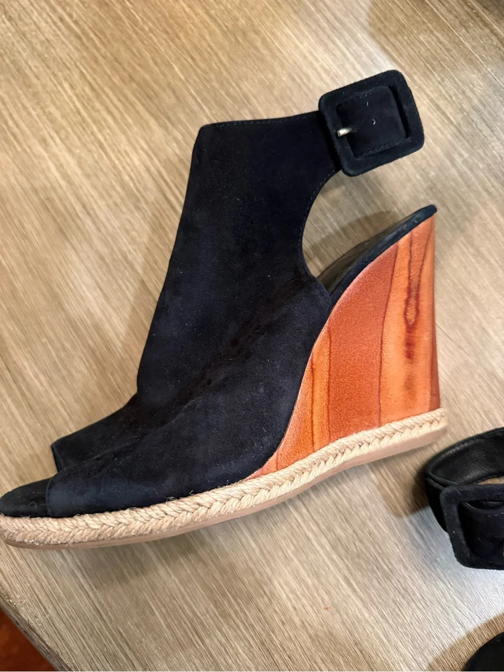 Tory Burch black suede
